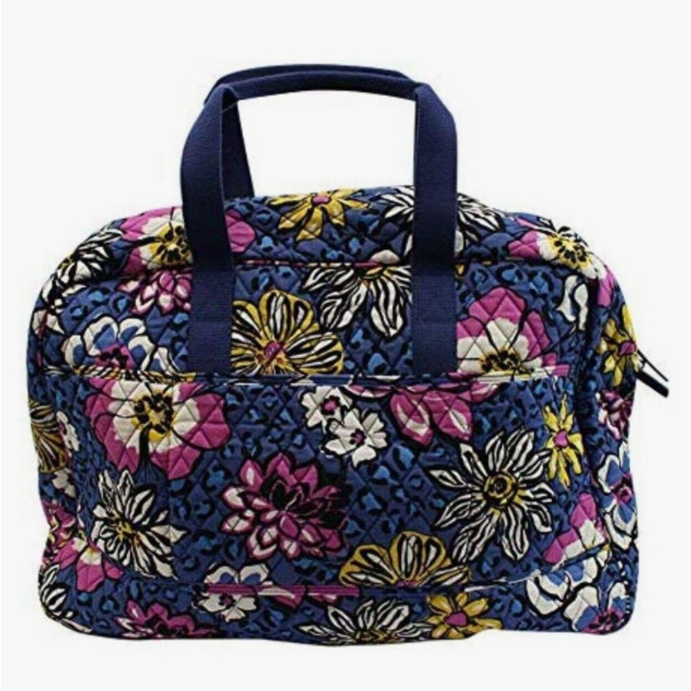 Brand new Vera Bradley medium travel bag African violet print